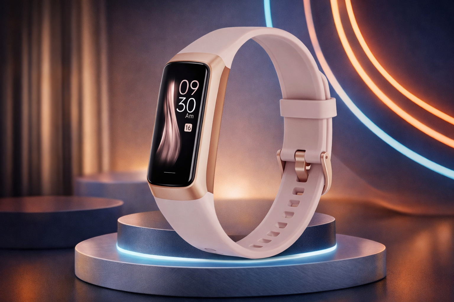 Slim Smart Fitness Tracker Band with Heart Rate, Sleep & Daily Activity Tracking