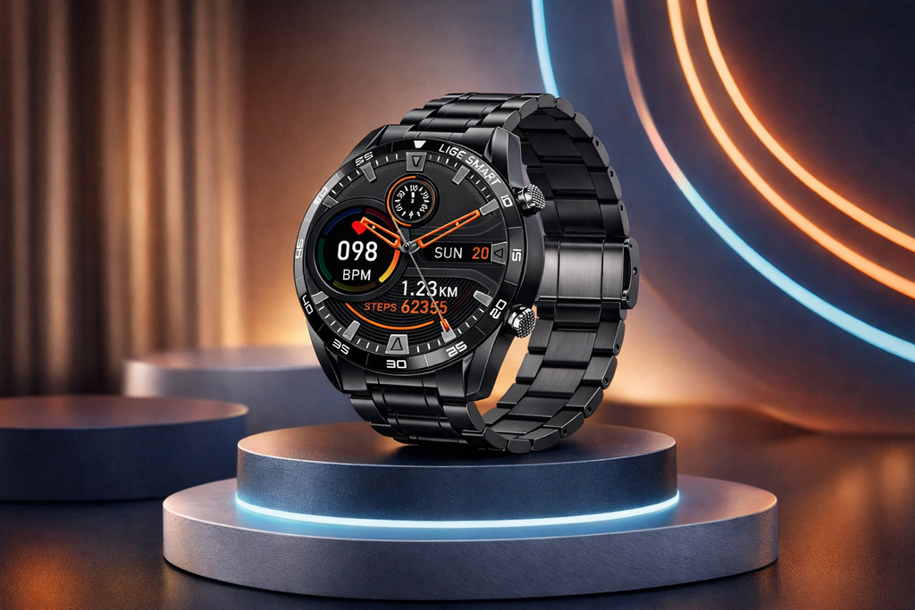 Premium Smart Watch with Health Monitoring & Daily Activity Tracking