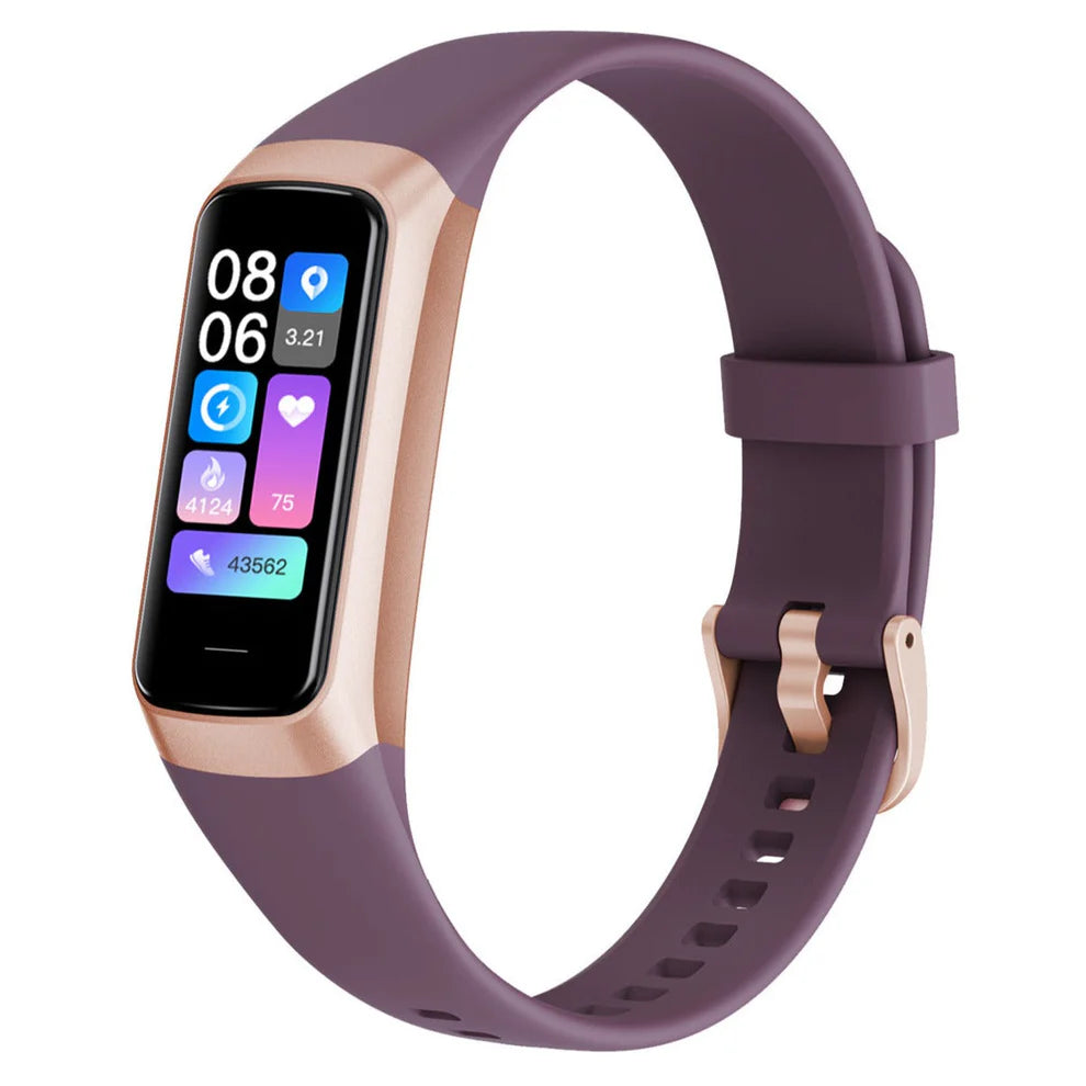 Slim Smart Fitness Tracker Band with Heart Rate, Sleep & Daily Activity Tracking