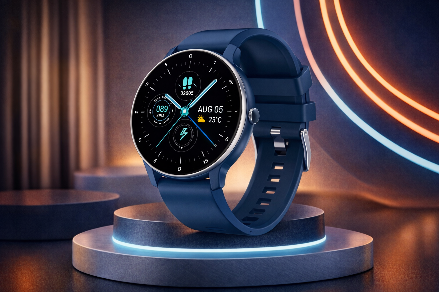 Smart Watch for Men & Women – Fitness, Heart Rate & Daily Activity Tracker